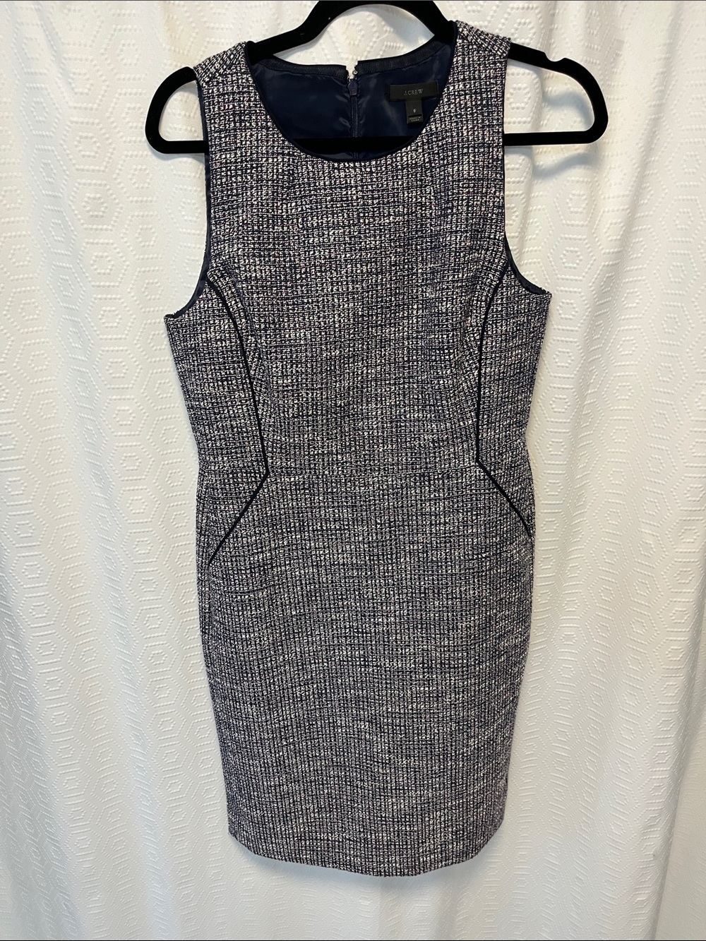 J. Crew sparkle tweed dress